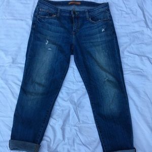 Joe’s boyfriend crop jeans